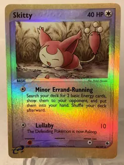 The Pokemon Company Skitty 44/109 EX Ruby & Sapphire Reverse Holo Uncommon - Image 1