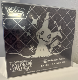 Pokemon Scarlet & Violet Paldean Fates Pokemon Center ETB Elite Trainer Box NEW - Image 1