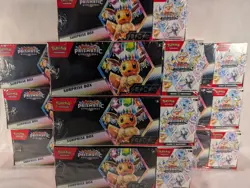 Pokemon TCG: Prismatic Evolutions Booster Bundle & Surprise Box 10 Lot Sealed - Image 1