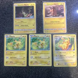 Pikachu Lot Detective Pikachu Promo,storm front And Generations Pokemon - Image 1
