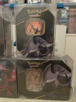 Pokemon Sealed 2023 Crown Zenith Tin Set (6) Articuno Moltres Zapdos - Image 3