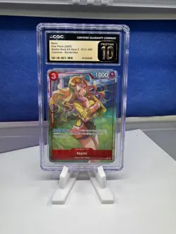 One Piece Nami St21-009 Alternate Art CGC Pristine 10 - Image 1