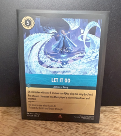 Disney Lorcana TCG The First Chapter - Let it Go - Rare 163/204 - Image 1
