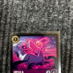Disney Lorcana Fabled Ursula Voice Stealer 44/204 Super Rare Card NM Blurple - Image 3