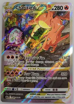 Charizard VSTAR SWSH262 SWSH: Pokemon Sword & Shield Promo Cards Holo NM - Image 1