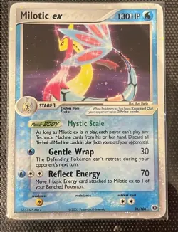 Pokemon Card-Milotic Ex-96/106-ENG-Ex Emerald -Holo-Good - Image 1