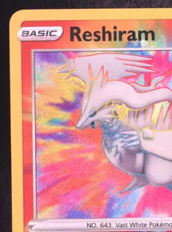 Reshiram 017/072 - Pokemon Shining Fates Amazing Rare Card - Image 4