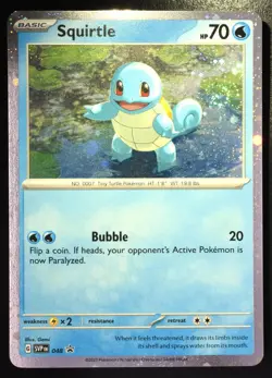 Squirtle 048 - Pokemon SVP Black Star Promos Card swirl - Image 1