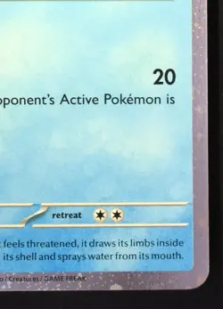Squirtle 048 - Pokemon SVP Black Star Promos Card swirl - Image 3