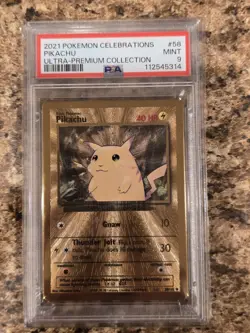 Pikachu - (Celebrations Metal Card) 058/102 Miscellaneous Cards & Products Holo - Image 1