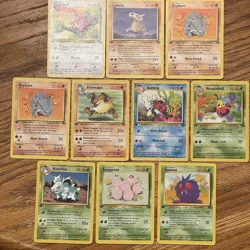 1st Edition Jungle 1999 Pokemon Card Lot 20 Cards Vintage WOTC - Image 2