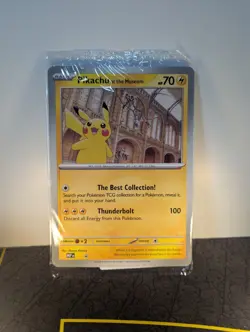 Pokemon Pikachu at the Natural History Museum Sealed Jumbo Promo SVP - Image 1