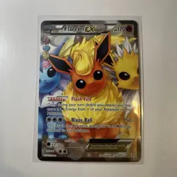 Pokemon Flareon EX Full Art RC28/RC32 Generations Holo 170 HP - Image 1