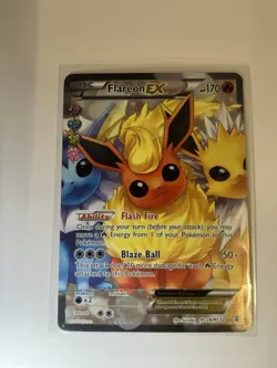 Pokemon Flareon EX Full Art RC28/RC32 Generations Holo 170 HP - Image 2