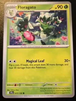 Floragato 017/159 Common Scarlet & Violet: Journey Together Pokemon TCG - Image 1