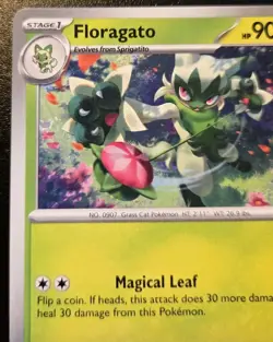 Floragato 017/159 Common Scarlet & Violet: Journey Together Pokemon TCG - Image 2