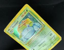 1999 Venusaur Holo Rare Damaged 15/102 Base Set Unlimited Vintage WOTC - Image 2