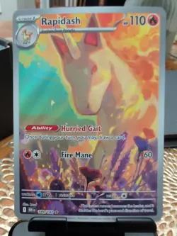 Tcg Pokemon Rapidash 189/182 Sv10: Destined Rivals Holo Pack Fresh NM - Image 2