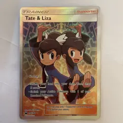Pokemon TCG: Tate & Liza 166/168 Full Art Trainer Celestial Storm NM - Image 1