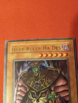 Yu-Gi-Oh Dark Ruler Ha Des LOD-001 1st Edition Very Light Played Good Condition - Image 3