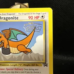 Pokemon Dragonite Kids WB Promo 05 Card The First Movie 1999 LP - Image 2