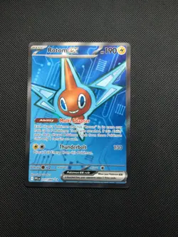 Pokemon TCG Rotom EX Holo Full Art Card Secret Rare 111/94 Phantasmal Flames NM - Image 1