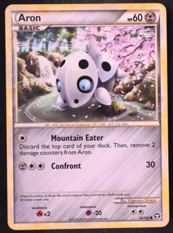 Aron 56/102 - Pokemon Triumphant Common Card - Image 1