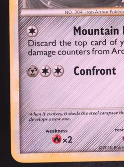 Aron 56/102 - Pokemon Triumphant Common Card - Image 2