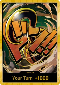[GOLD] DON!! Card (Crocodile) PRB-01 THE BEST Premium Booster - Image 1