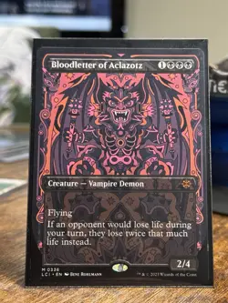 MTG Bloodletter of Aclazotz, Lost Caverns of Ixalan #336 (Borderless) - Image 1