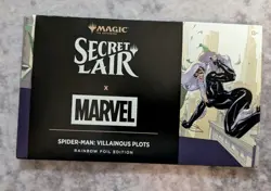 MTG Secret Lair x Marvel's Spider-Man: Villainous Plots Foil Edition In Hand - Image 1