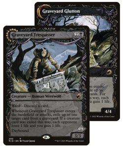 MTG Showcase Innistrad: Midnight Hunt MID Graveyard Trespasser MINT - Image 1