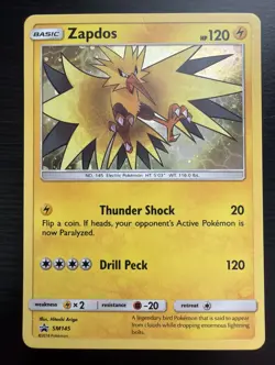 Zapdos - SM145 - Pokemon Sun & Moon Promo Holo Rare Card - Image 1