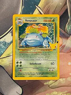 Venusaur Celebrations 15/102 MP+ Holo Bleed Pokemon TCG - Image 1