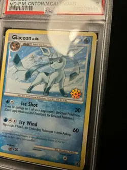 Pokemon Glaceon 20/100 Countdown Calendar PSA 9 2008 Snowflake Stamp - Image 2