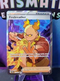 Pokemon TCG Phantasmal Flames Firebreather 119/094 Full Art NM English - Image 1