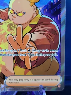 Pokemon TCG Phantasmal Flames Firebreather 119/094 Full Art NM English - Image 4