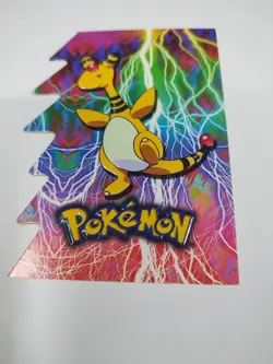 Mint/Nm 12 Of 15 pokemon topps stage three #181 ampharos DIE CUT SUPER RARE - Image 1