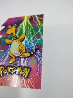 Mint/Nm 12 Of 15 pokemon topps stage three #181 ampharos DIE CUT SUPER RARE - Image 2
