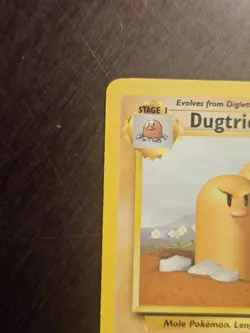 Randomly Near Mint Dugtrio Base Set 19/102 Regular Rare Unlimited Pokemon WOTC - Image 2