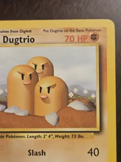 Randomly Near Mint Dugtrio Base Set 19/102 Regular Rare Unlimited Pokemon WOTC - Image 3