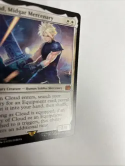 Cloud Midgar Mercenary Nonfoil Card #0010 MTG LP - Image 2