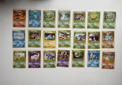 Pokemon TCG Vintage Japanese 50X Card Bundle LP - Gym - Fossil - Jungle - Neo - Image 1