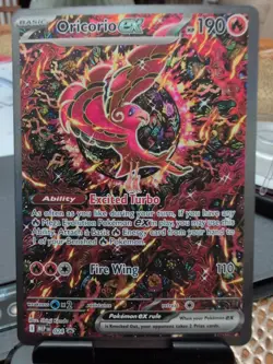 2025 Pokemon Phantasmal Flames Promo Card 024 Oricorio EX from Charizard UPC - Image 2