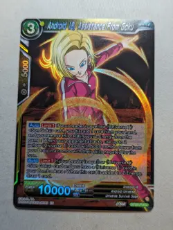 Dragon Ball Super Card Game Android 18 Assistance From Goku Foil Card BT23-119 C - Image 1