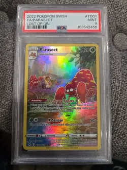 PARASECT #TG01 PSA 9 • 2022 SWSH Lost Origin Full Art Mint Pokemon Card - Image 1