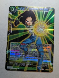 Dragon Ball Super Card Game Android 17 Assistance From Goku Foil Card BT23-118 C - Image 1