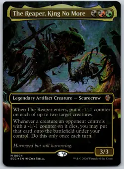 The Reaper, King No More (Borderless) M Commander: Lorwyn Eclipsed 4 NM - Image 1