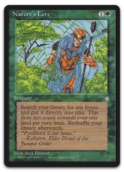 Nature's Lore #143 (NM) Ice Age ICE Magic MTG - Image 1