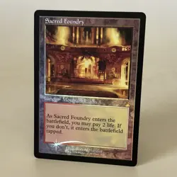 MTG Sacred Foundry - Retro Foil - RVR NM - Image 1